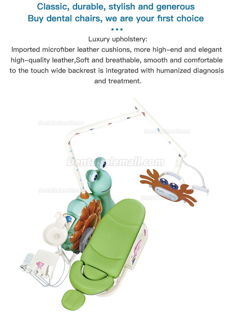 Gladent® GD-S800 Children Dental Chair Unit Electric Kids Dental Chair Dental Pediatric Treatment Unit